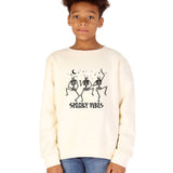 Kids Halloween Scary Dancing Skeleton Sweatshirt
