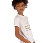 Trendy Toggs Kids The Boss Rhinestone White T-shirt