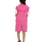Kids Cerise 2-Piece Gilet and Shorts Set