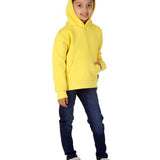 Trendy Toggs Kids Plain Overhead Yellow Hoodie