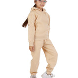 Trendy Toggs Kids Overhead Hoodie Nude Tracksuit