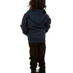 Trendy Toggs Kids Plain Navy Blue Zip Up Hoodie