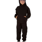 Trendy Toggs Kids Overhead Hoodie Black Tracksuit