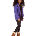 Trendy Toggs Kids Plain Purple Zip Up Hoodie
