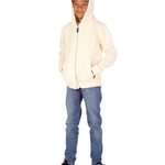 Trendy Toggs Kids Plain Cream Zip Up Hoodie