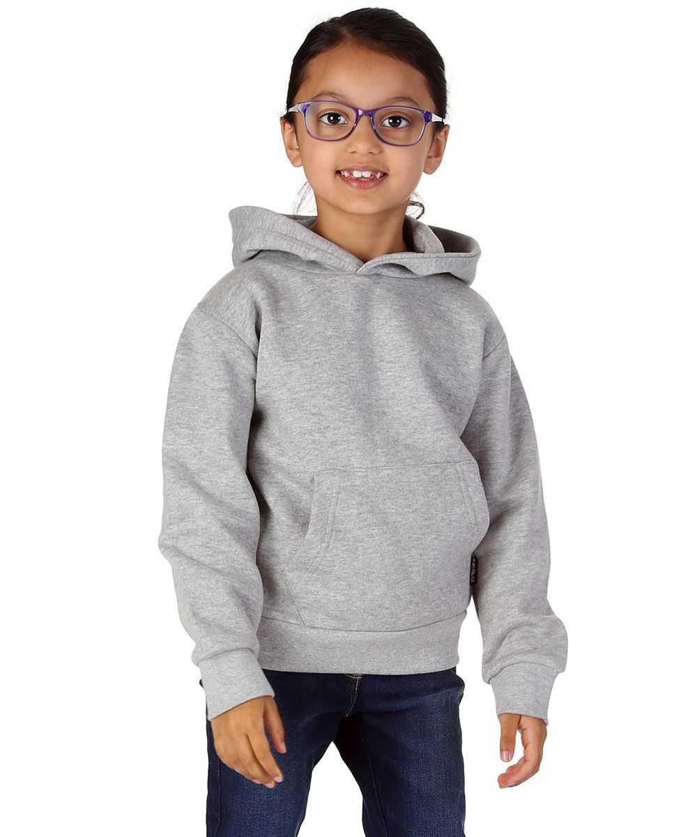 Trendy Toggs Kids Plain Overhead Oxford Grey Hoodie