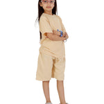 Kids Nude T-shirt and Shorts Set