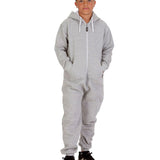 Trendy Toggs Kids Oxford Grey Zip Up Onesie