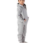Trendy Toggs Kids Overhead Hoodie Oxford Grey Tracksuit