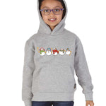 Trendy Toggs Kids Christmas Snowman Hoodie Oxford Grey