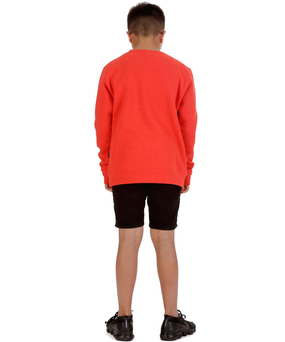Trendy Toggs Kids Christmas pudding Jumper Red