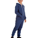 Trendy Toggs Kids Navy Blue Zip Up Onesie