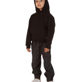 Trendy Toggs Kids Plain Overhead Black Hoodie