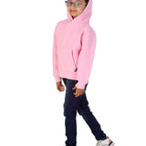 Trendy Toggs Kids Plain Overhead Pink Hoodie