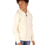 Trendy Toggs Kids Plain Cream Zip Up Hoodie