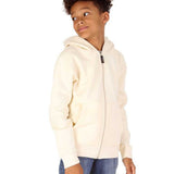 Trendy Toggs Kids Plain Cream Zip Up Hoodie