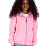Trendy Toggs Kids Plain Pink Zip Up Hoodie