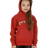 Trendy Toggs Kids Elf Christmas Overhead Hoodie Rust