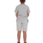 Kids Oxford Grey T-shirt and Shorts Set