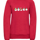 Trendy Toggs Kids Christmas Snowman Jumper Red