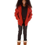 Trendy Toggs Kids Plain Rust Zip Up Hoodie