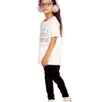 Trendy Toggs Kids Little Dreamer Rhinestone White T-shirt