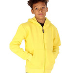 Trendy Toggs Kids Plain Yellow Zip Up Hoodie