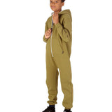 Trendy Toggs Kids Olive Green Zip Up Onesie