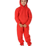 Trendy Toggs Kids Overhead Hoodie Red Tracksuit