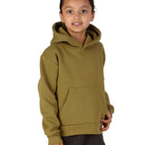 Trendy Toggs Kids Plain Overhead Olive Green Hoodie