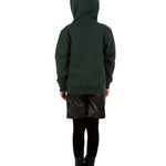 Trendy Toggs Kids Plain Bottle Green Zip Up Hoodie